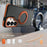 For Samsung Galaxy S24+  /  S25+ Magnetic Case Double Color Rotating Ring Kickstand PC + TPU Phone Cover - Orange - 6