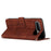 For TECNO Spark 50 5G Stand Case PU Leather Phone Cover Imprinted Heart Pattern - Brown - 2