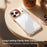 For iPhone 17 Pro Max Case Metal Camera Kickstand Shockproof Clear PC + TPU Phone Cover - Transparent Orange - 5