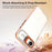 For iPhone Air Case Metal Camera Kickstand Shockproof Clear PC + TPU Phone Cover - Transparent Orange - 2