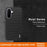 IMAK Ruiyi Series for Samsung Galaxy M47 5G / A27 5G Case Fabric Texture Leather + PC Phone Back Cover - Black - 3