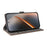 For ZTE nubia Neo 5 5G Wallet Case RFID Blocking PU Leather Phone Cover Stand with Strap - Brown - 3