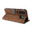 For ZTE nubia Neo 5 5G Wallet Case RFID Blocking PU Leather Phone Cover Stand with Strap - Brown - 4