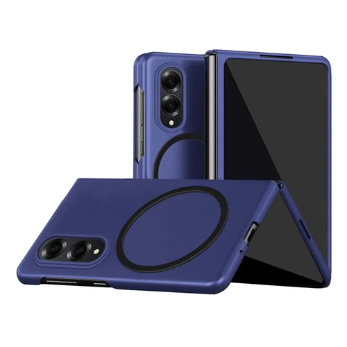 For Samsung Galaxy Z Fold8 Magnetic Case Skin-Touch Matte Hard PC Phone Cover - Sapphire - 1