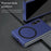 For Samsung Galaxy Z Fold8 Magnetic Case Skin-Touch Matte Hard PC Phone Cover - Sapphire - 6