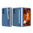 For Samsung Galaxy Z Fold8 Case with Stylus Hard PC Phone Back Cover - Sky Blue - 1