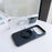 For Xiaomi 17 Pro Magnetic Case Ring Kickstand Tech Fabric Coated PC + TPU Phone Back Cover with Tempered Glass Screen Protector - Dark Grey - 2