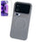 For Xiaomi 17 Pro Max Magnetic Case Ring Kickstand Tech Fabric Coated PC + TPU Phone Back Cover with Tempered Glass Screen Protector - Dark Grey - 1