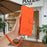 For Samsung Galaxy S26+ Case PU Leather Heart Pattern Wallet Flip Phone Cover with Hand Strap - Orange - 5