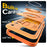 For iPhone 18 Pro / 17 Pro Case Slide Camera Cover Kickstand TPU + PC Phone Protective Shell with Card Holder - Orange - 3