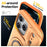 For iPhone 18 Pro / 17 Pro Case Slide Camera Cover Kickstand TPU + PC Phone Protective Shell with Card Holder - Orange - 4