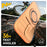 For iPhone 17 Case Slide Camera Cover Kickstand TPU + PC Phone Protective Shell with Card Holder - Orange - 3