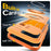 For iPhone 17 Case Slide Camera Cover Kickstand TPU + PC Phone Protective Shell with Card Holder - Orange - 4