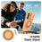 For Samsung Galaxy S25 FE Case Slide Camera Cover Kickstand TPU + PC Phone Protective Shell with Card Holder - Orange - 7