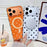 For iPhone 17 Pro Case Polka Dot Pattern TPU + PC Phone Cover Compatible with MagSafe - Orange - 3