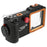 For iPhone 17 Diving Waterproof Case 45m / 147ft Underwater Photography Surfing Photo Video Housing Cover - Black / Orange - 2