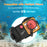 For iPhone 17 Diving Waterproof Case 45m / 147ft Underwater Photography Surfing Photo Video Housing Cover - Black / Orange - 6