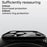 AULUMU For iPhone 17 Pro Max Aramid Fiber Case Ultra Thin Magnetic Phone Cover with Real-Time Temperature Monitoring - Black - 4