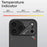 AULUMU For iPhone 17 Pro Max Aramid Fiber Case Ultra Thin Magnetic Phone Cover with Real-Time Temperature Monitoring - Black - 6