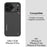 AULUMU For iPhone 17 Pro Aramid Fiber Case Ultra Thin Magnetic Phone Cover with Real-Time Temperature Monitoring - Black - 3