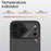 AULUMU For iPhone 17 Pro Aramid Fiber Case Ultra Thin Magnetic Phone Cover with Real-Time Temperature Monitoring - Black - 6