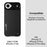 AULUMU For iPhone Air Aramid Fiber Case Ultra Thin Magnetic Phone Cover with Real-Time Temperature Monitoring - Black - 4