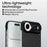 AULUMU For iPhone Air Aramid Fiber Case Ultra Thin Magnetic Phone Cover with Real-Time Temperature Monitoring - Black - 7