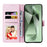 For Samsung Galaxy S26 FE Case RFID Blocking Flower Leather Phone Cover - Flower - 2