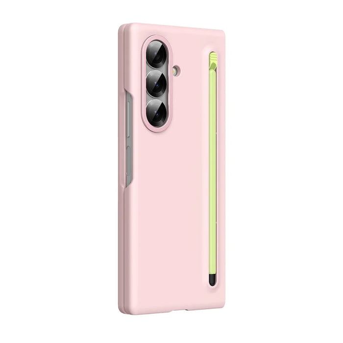 For Samsung Galaxy Z Fold8 Ultra Case Hard PC Protective Shockproof Phone Cover with Stylus - Pink - 2