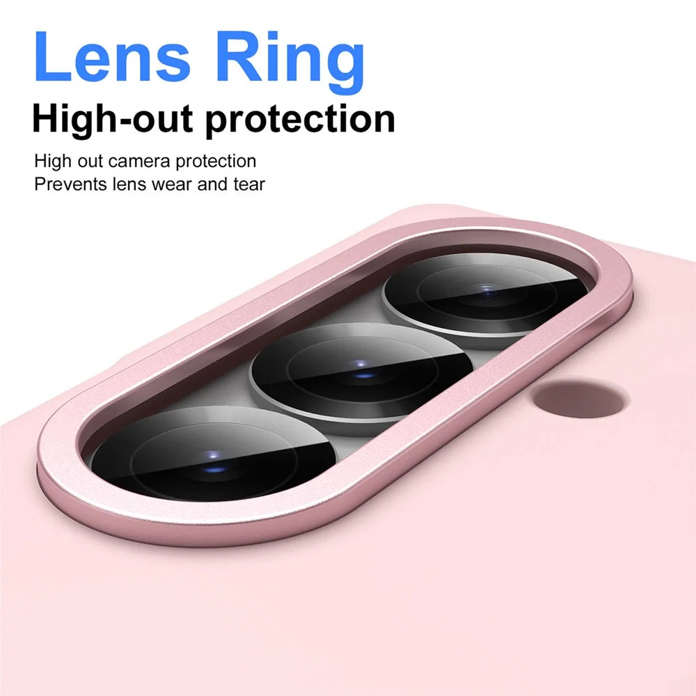 For Samsung Galaxy Z Fold8 Ultra Case Hard PC Protective Phone Cover with Tempered Glass Film and Stylus - Pink - 6