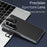 For Samsung Galaxy Z Fold8 Ultra Case Dual-Axis Hinge PU Leather Hard PC Folding Phone Cover - Black - 4