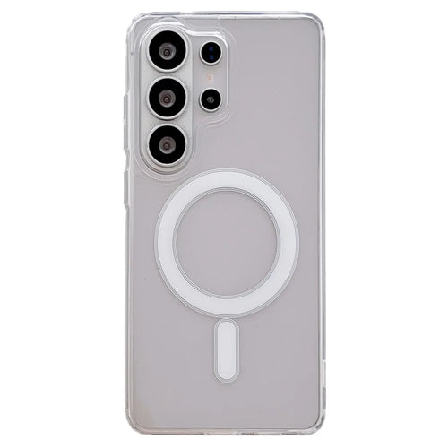 For Samsung Galaxy S26 Ultra Magnetic Case Slim Soft TPU Crystal Clear Phone Cover - Transparent - 1