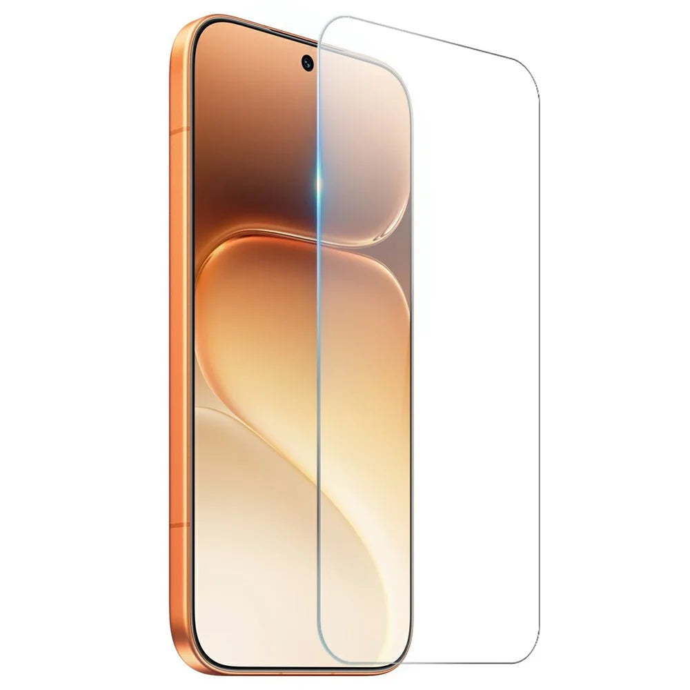 NORTHJO For Honor 600 5G Case Soft TPU Clear Phone Cover with Tempered Glass Screen Protector (Fingerprint Unlock) - Transparent - 3