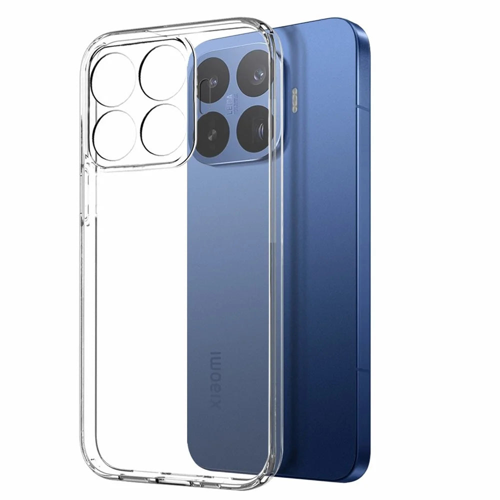 NORTHJO For Xiaomi 17T Pro Case Soft TPU Clear Phone Cover with Tempered Glass Screen Protector - Transparent - 2