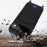 For Google Pixel 11 Case Liquid Silicone Card Holder Back Phone Cover with Lanyard - Black - 3