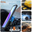 For Samsung Galaxy A27 5G Magnetic Case TPU + PC Kickstand Phone Cover - Black - 2