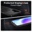 For Samsung Galaxy A27 5G Magnetic Case TPU + PC Kickstand Phone Cover - Black - 4