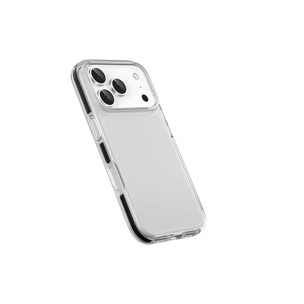 For iPhone 18 Pro Max / 17 Pro Max Case TPU+TPE Anti-drop Clear Phone Cover - Transparent Black - 7