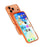 For iPhone 18 Pro Max / 17 Pro Max Magnetic Case PC + TPU Clear Phone Cover - Orange - 7