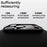 AULUMU A17 for iPhone Air Magnetic Case Biodegradable Vegan Leather + PC Phone Cover - Black - 4