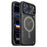 AULUMU A17 for iPhone 17 Pro Magnetic Case Glow in the Dark Design TPU IMD Phone Cover - Grey - 1