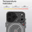 AULUMU A17 for iPhone 17 Pro Magnetic Case Glow in the Dark Design TPU IMD Phone Cover - Grey - 3