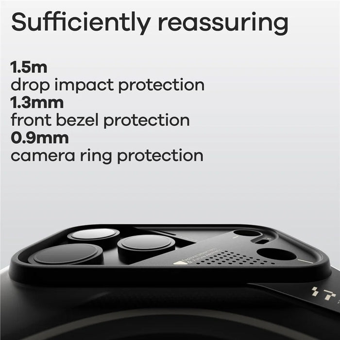 AULUMU A17 for iPhone 17 Pro Magnetic Case Glow in the Dark Design TPU IMD Phone Cover - Grey - 4