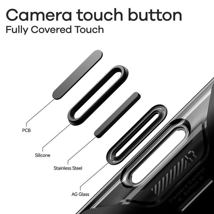 AULUMU A17 for iPhone 17 Pro Magnetic Case Glow in the Dark Design TPU IMD Phone Cover - Grey - 6