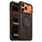 AULUMU A17 For iPhone 17 Pro Magnetic Case Heat Dissipation TPU Phone Cover - Black - 1