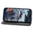 For Google Pixel 11 / Pixel 11 Pro Case Calf Texture PU Leather Wallet Phone Cover with Wrist Strap - Black - 3