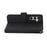 For Samsung Galaxy S26 FE Wallet Case Flower Pattern PU Leather Phone Cover with Strap - Black - 3