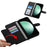 For Samsung Galaxy S26 FE Wallet Case Flower Pattern PU Leather Phone Cover with Strap - Black - 4