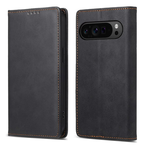 For Google Pixel 11 / Pixel 11 Pro Wallet Case RFID Blocking PU Leather Phone Cover - Black - 1