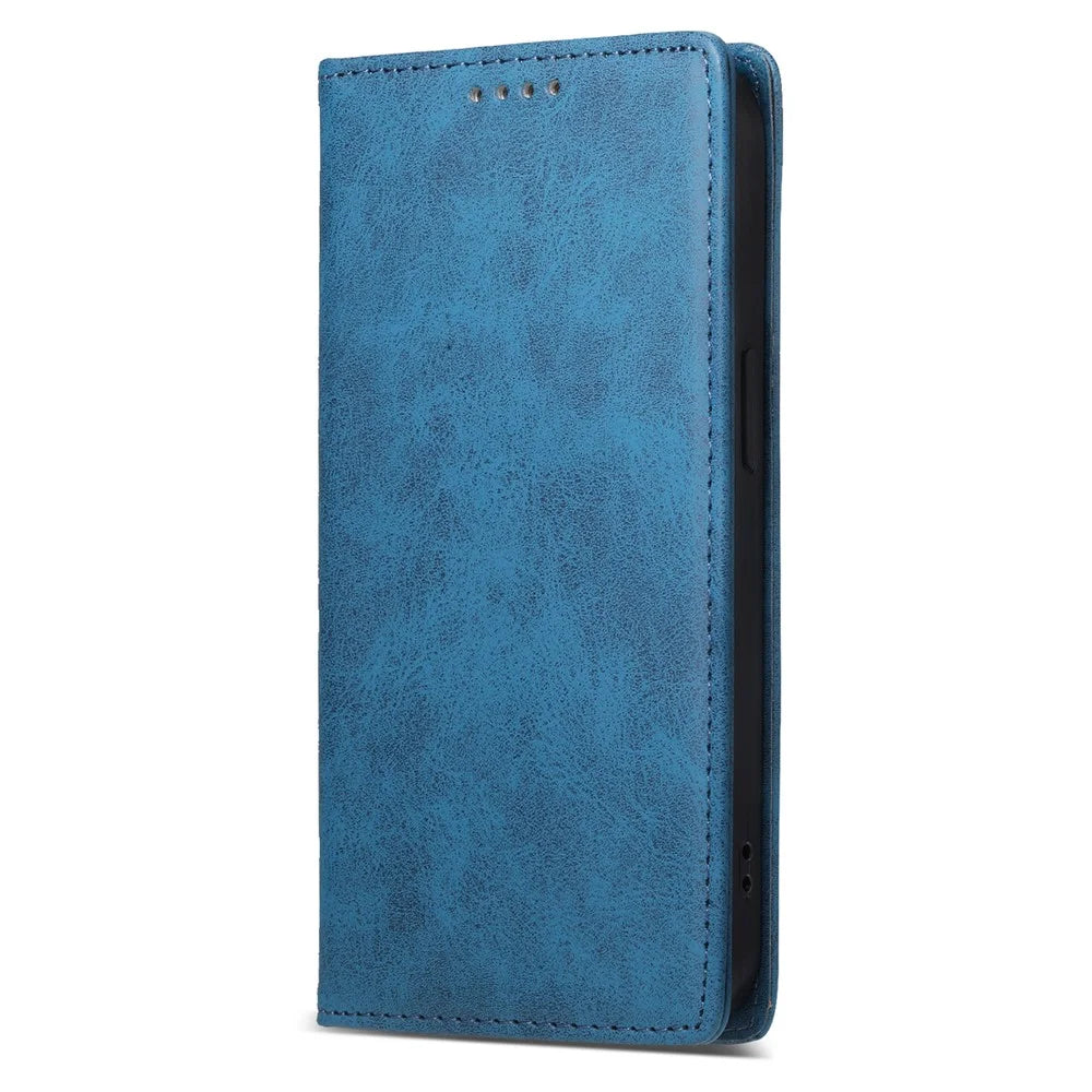For Samsung Galaxy S26 FE Wallet Case RFID Blocking PU Leather Phone Cover - Blue - 7